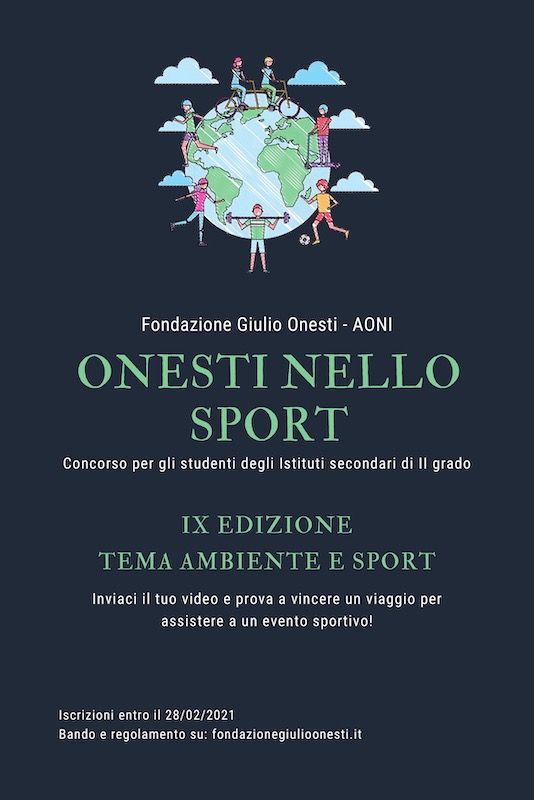 Scuola: concorso nazionale “Onesti nello sport”
