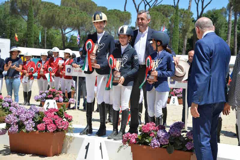 Il Trofeo Pony Piazza di Siena va ad Agata Orlandi, la Coppa Campioni a Mathilda Mercuri