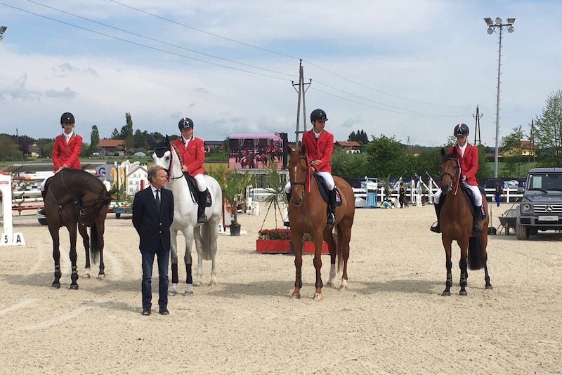 CSIO Lamprechtshausen: Junior azzurri secondi in Coppa. Terza l'Italia Young Rider