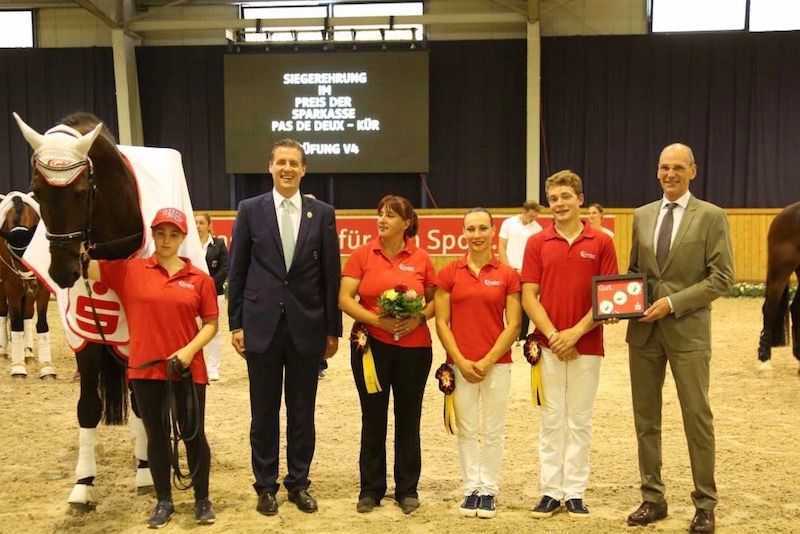 Pas de deux azzurro in vetta ad Aachen