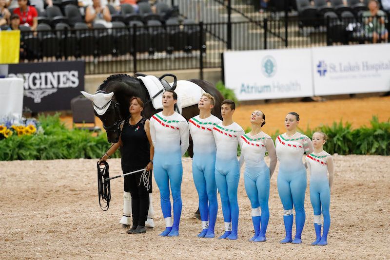 TRYON2018: Volteggio. Il Team Italia del CIM quinto ai WEG