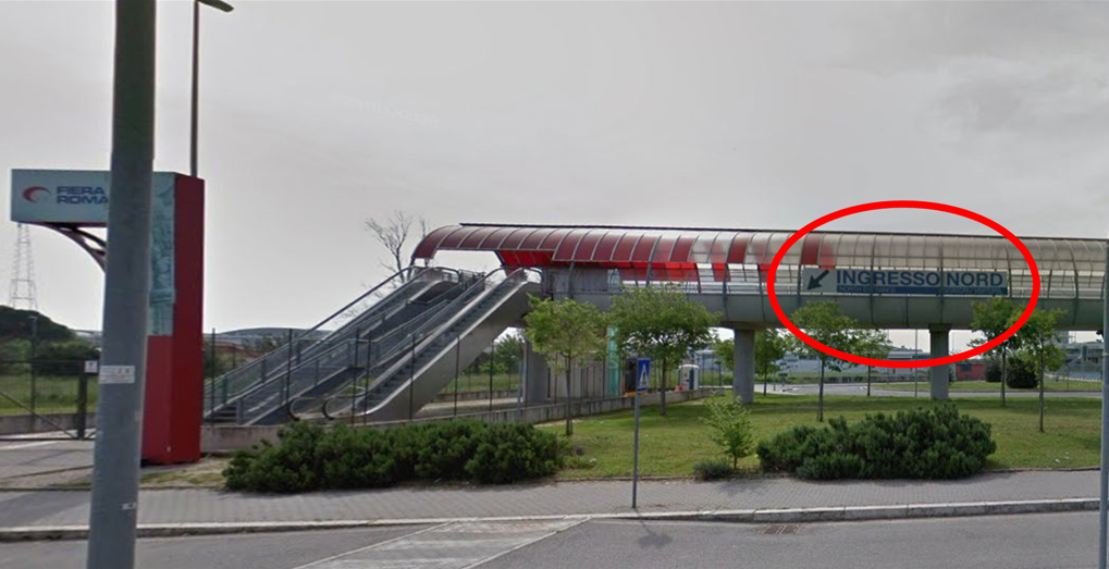 Fiera di roma Ingresso nord