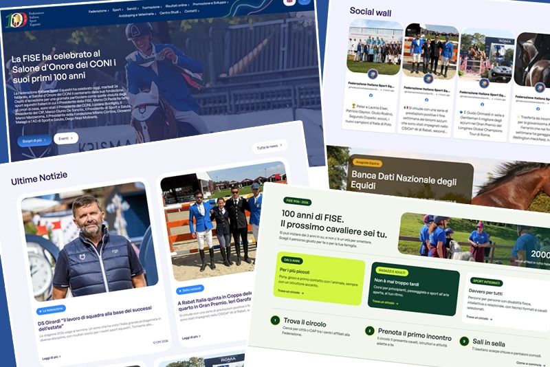 Mondo FISE: Il nuovo sito web della Federazione online da martedì 13 ottobre