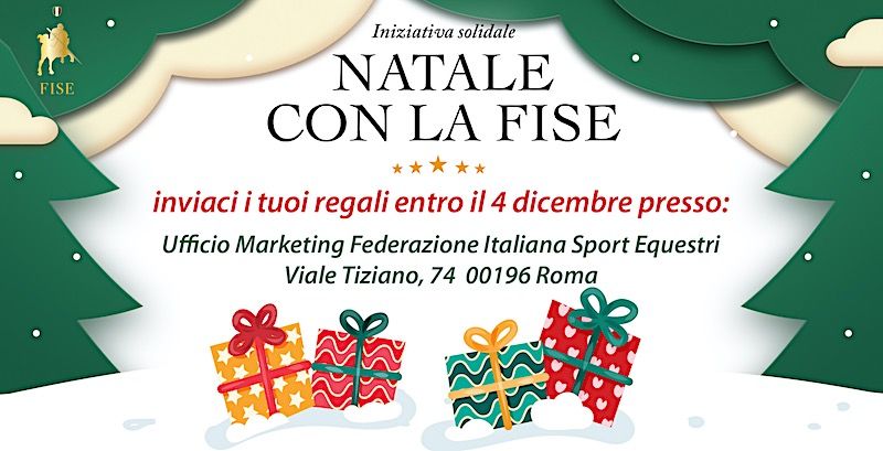Natale con la FISE non si ferma: le modalità di svolgimento per l’edizione 2020